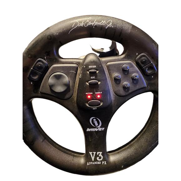 V3 Driving Steering Wheel Controller For N64 Nintendo 64 Wheel Only - Picture 3 of 10
